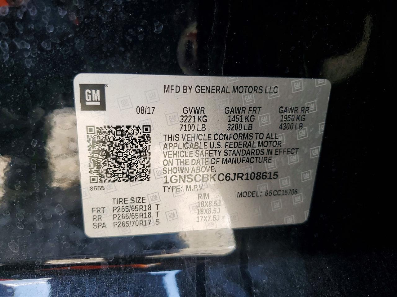 2018 Chevrolet Tahoe C1500 Lt - zdjęcie 13