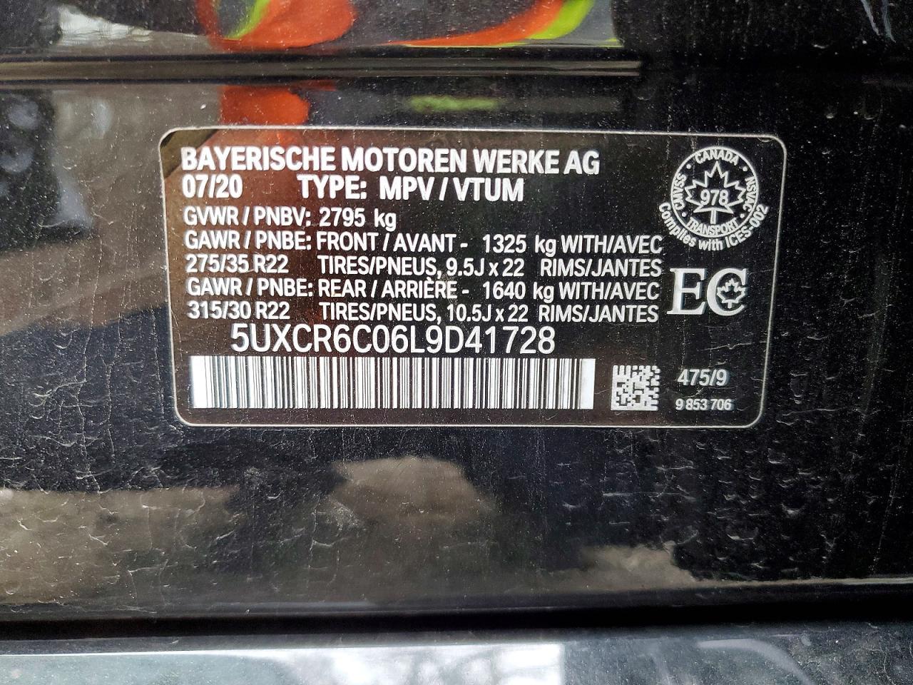 2020 BMW X5 xDrive40I - zdjęcie 14