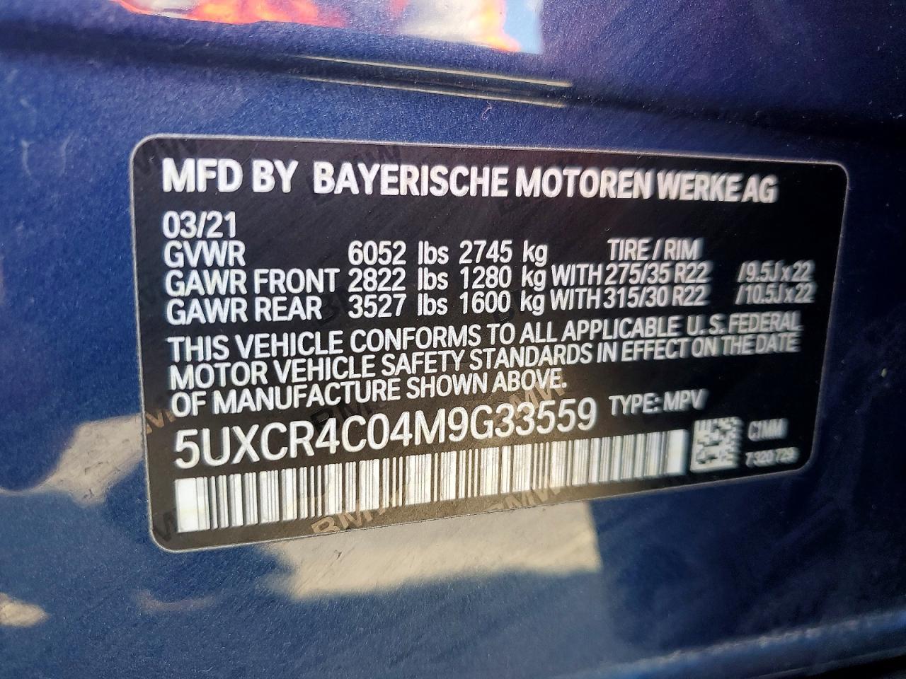 2021 BMW X5 Sdrive 40I - zdjęcie 13