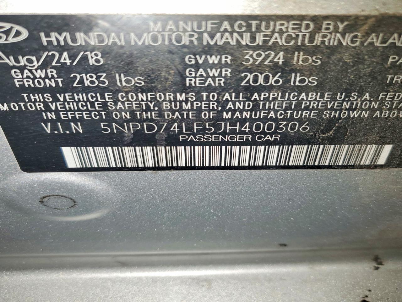 2018 Hyundai Elantra Se - zdjęcie 14