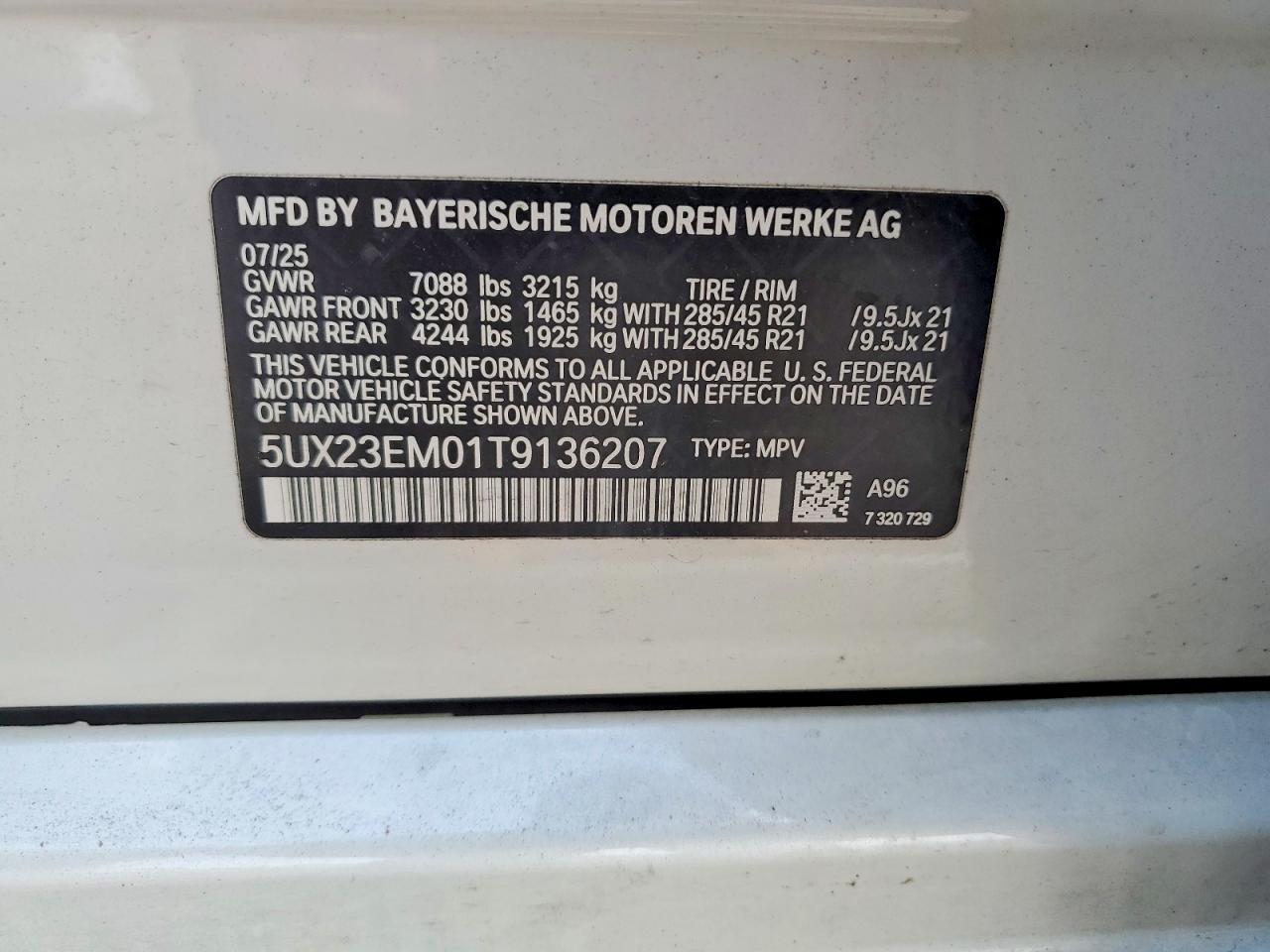 2026 B M W X Series X7 4D Suv 40I xDrive Msport - zdjęcie 13