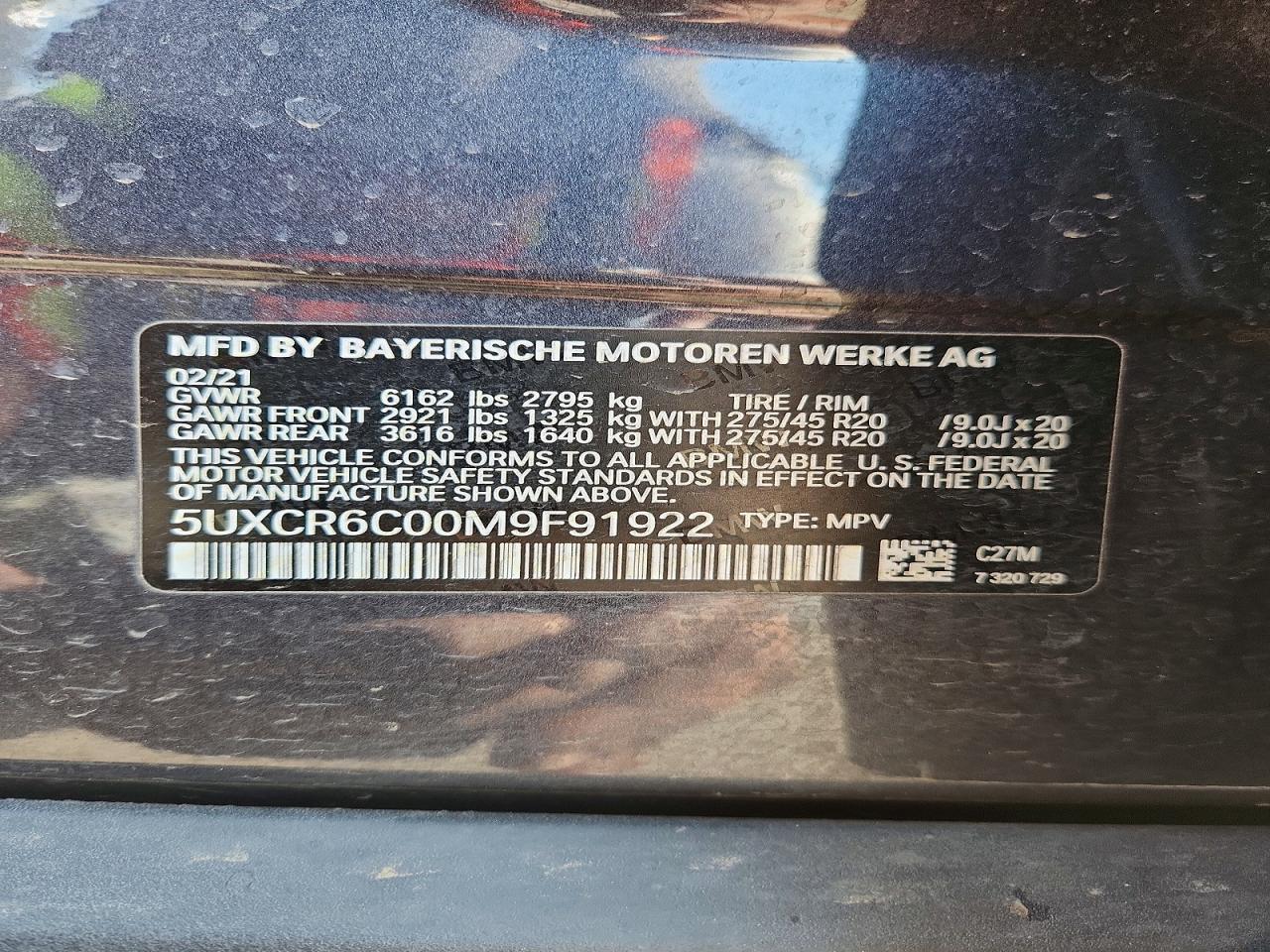 2021 BMW X5 xDrive40I - zdjęcie 13