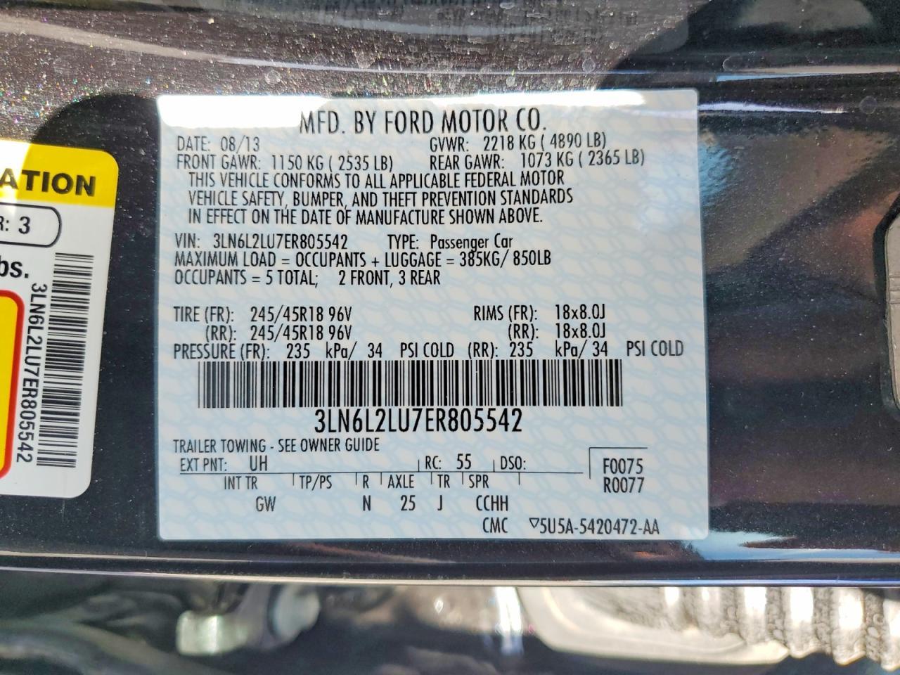 2014 Lincoln Mkz Hybrid - zdjęcie 13