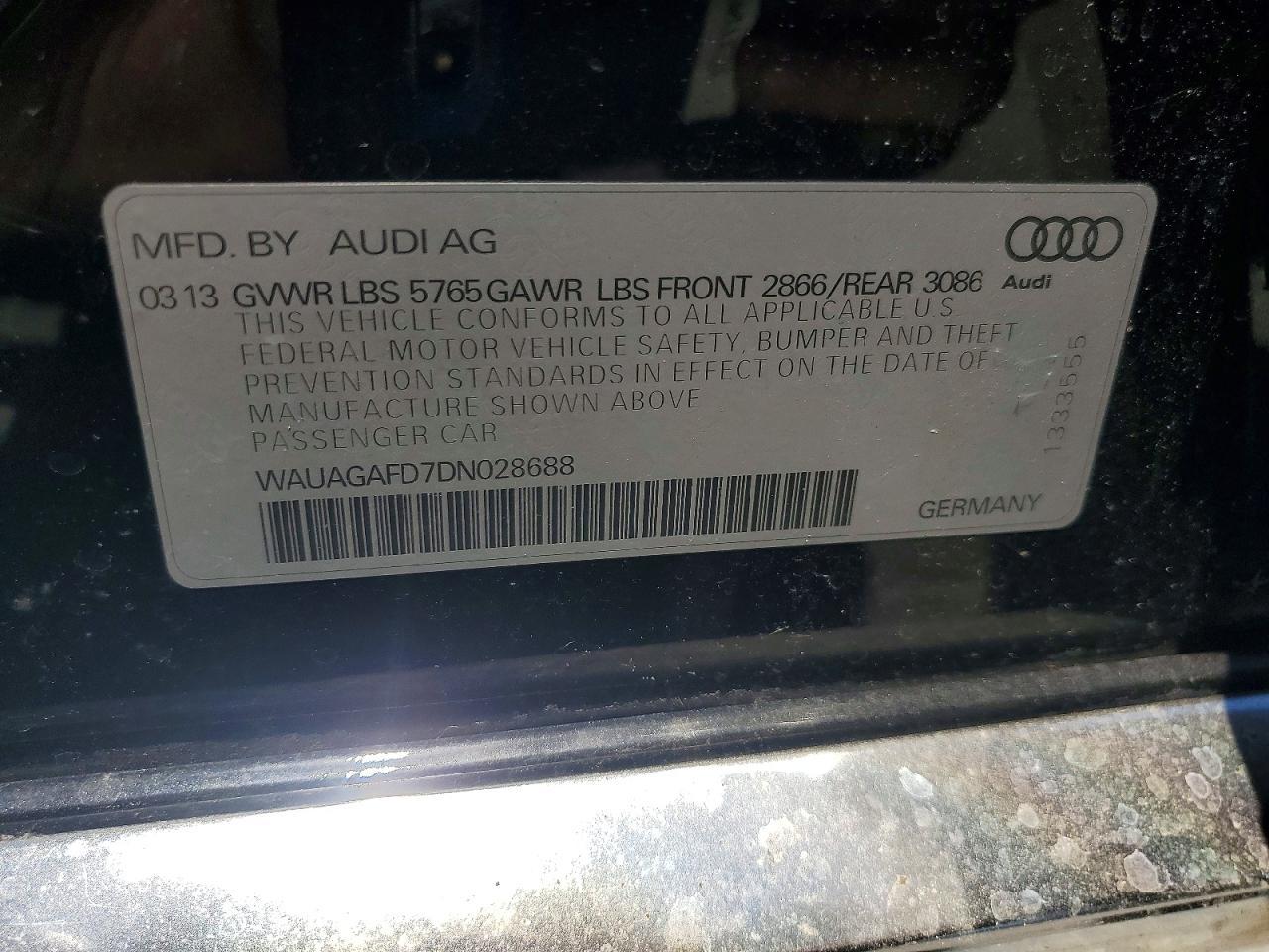 2013 Audi A8 Quattro - zdjęcie 12