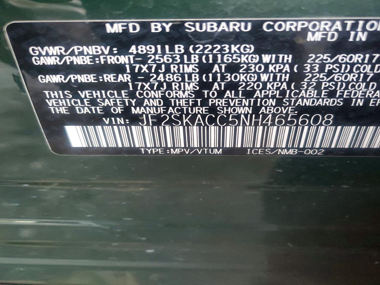 2022 Subaru Forester - zdjęcie 14