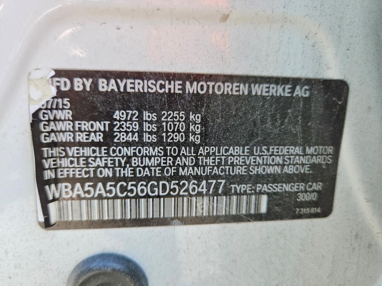 2016 BMW 528 I - zdjęcie 13