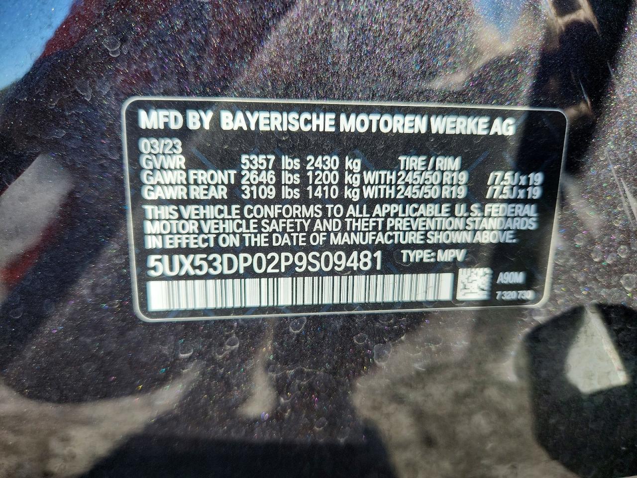 2023 BMW X3 xDrive30I - zdjęcie 13