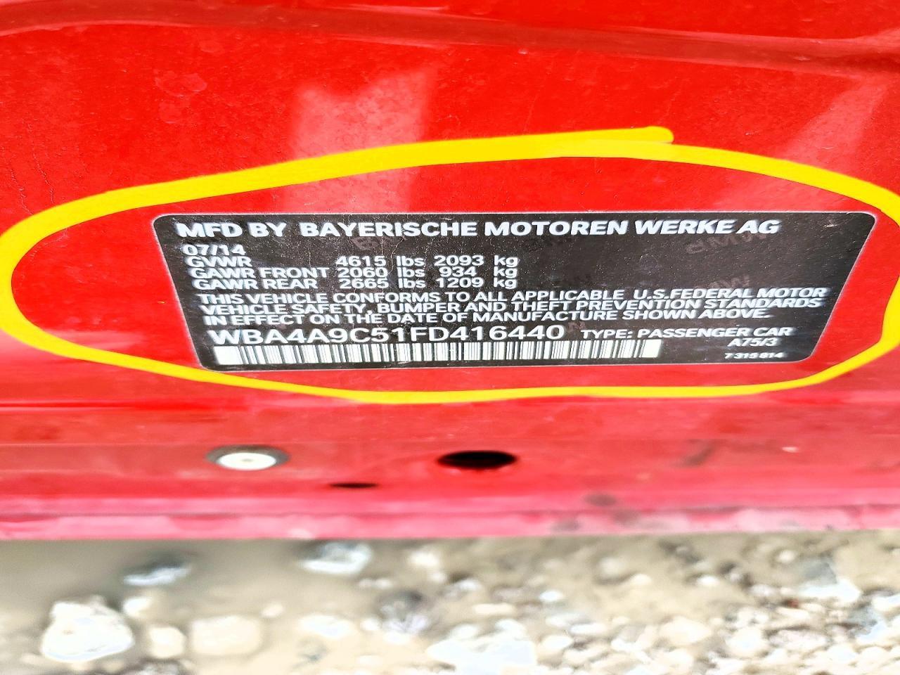 2015 BMW 428 I Gran Coupe Sulev - zdjęcie 13