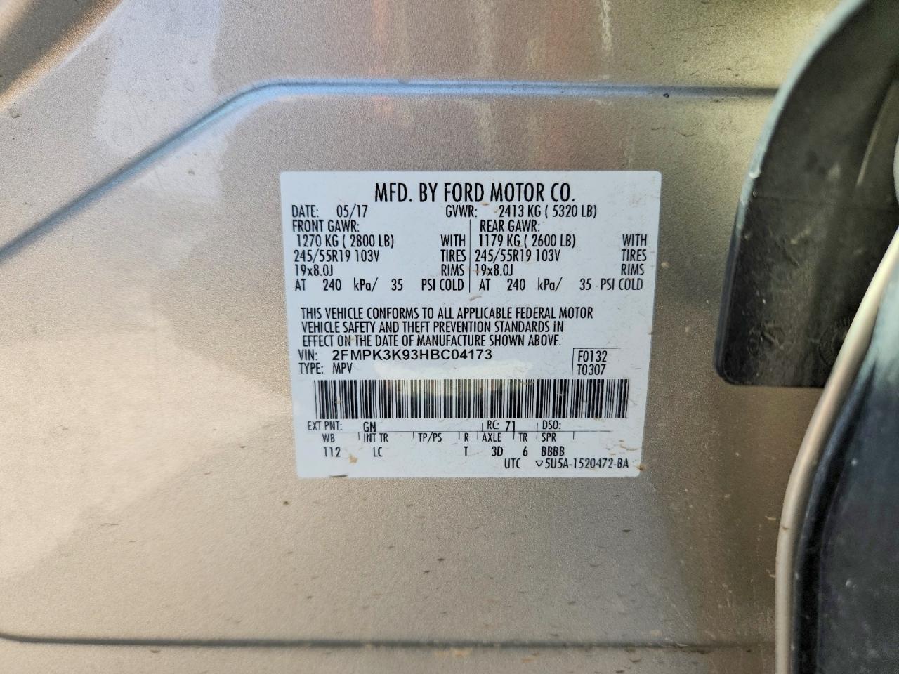 2017 Ford Edge Titanium - zdjęcie 12