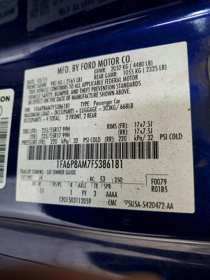 2015 Ford Mustang - zdjęcie 12
