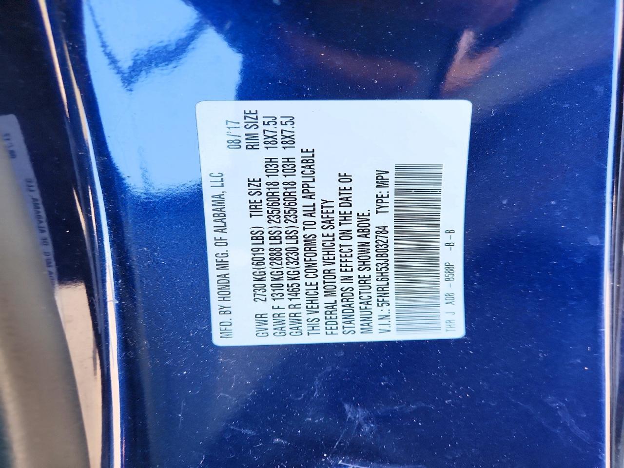 2018 Honda Odyssey Ex - zdjęcie 13