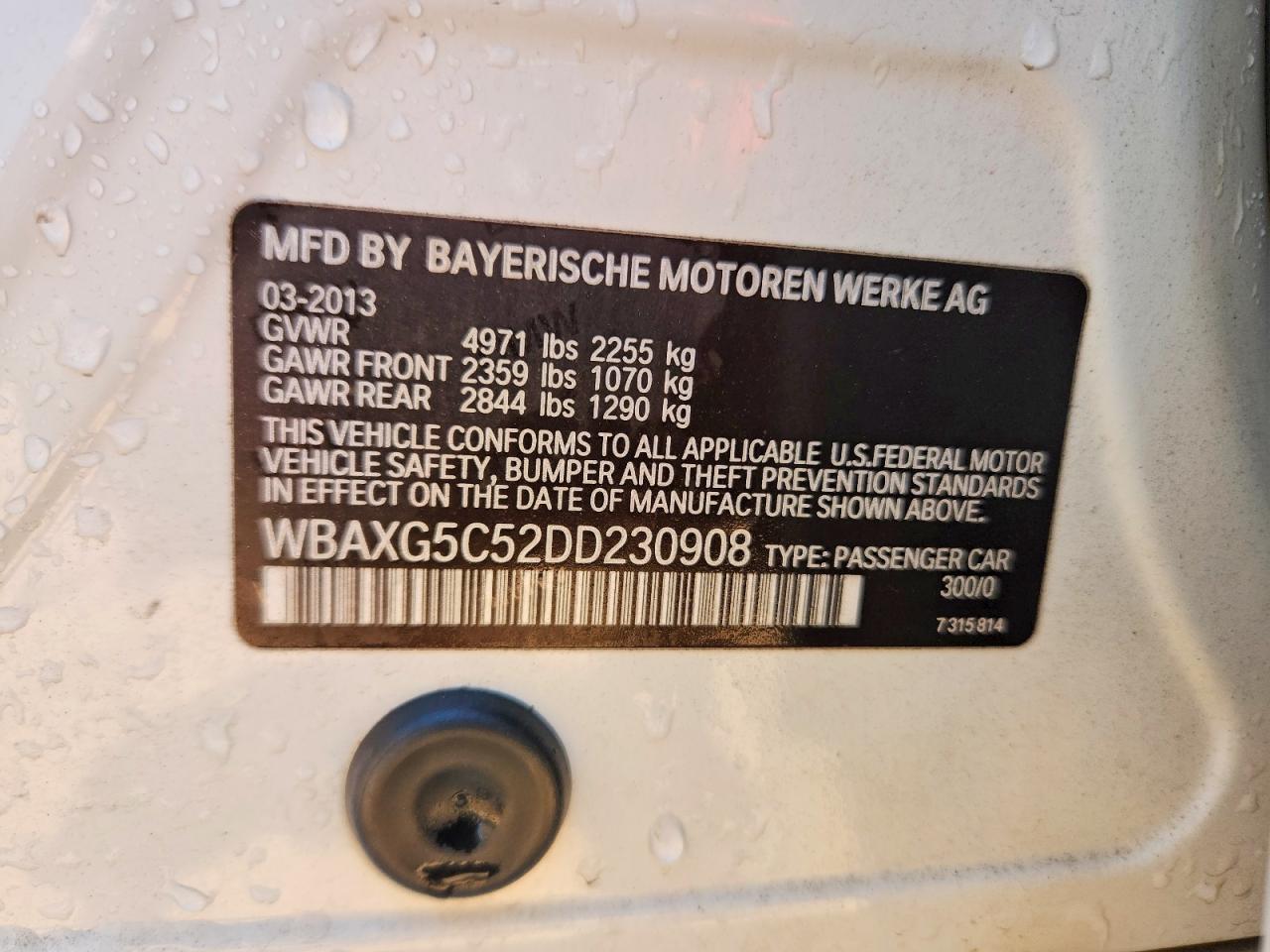 2013 BMW 528 I - zdjęcie 13