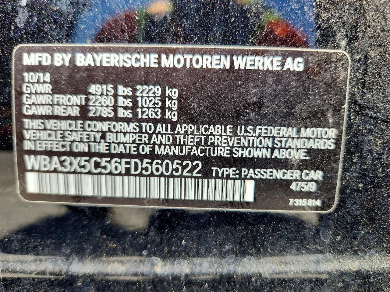 2015 BMW 328 Xigt - zdjęcie 12