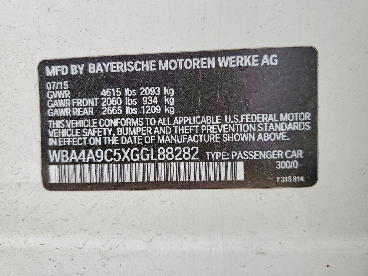 2016 BMW 428 I Gran Coupe Sulev - zdjęcie 12