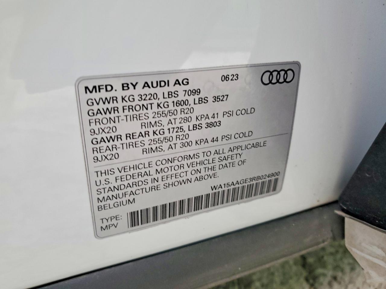 2024 Audi Q8 E-Tron Premium Plus - zdjęcie 12