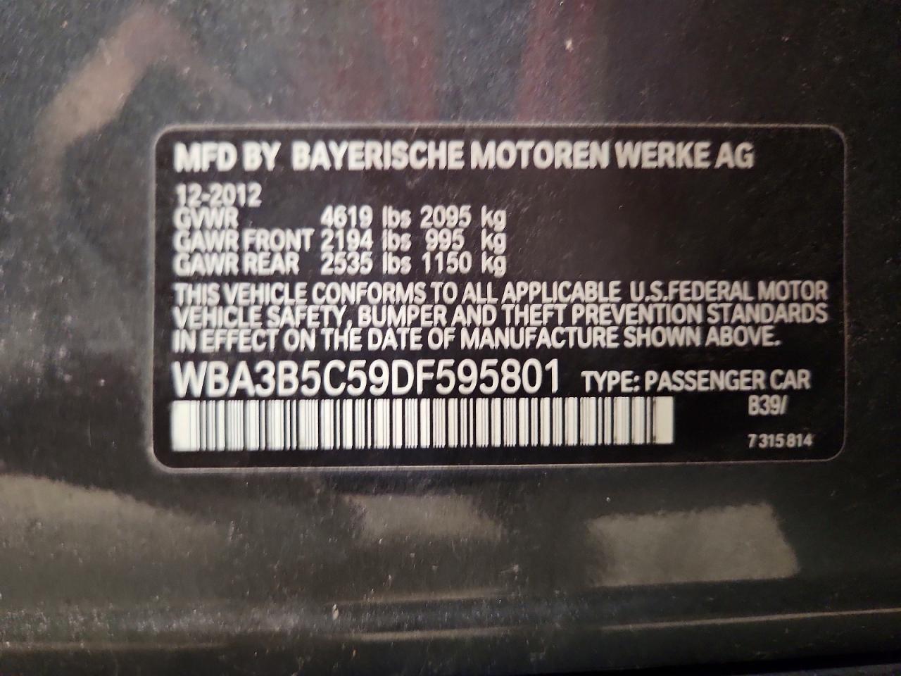 2013 BMW 328 Xi Sulev - zdjęcie 12