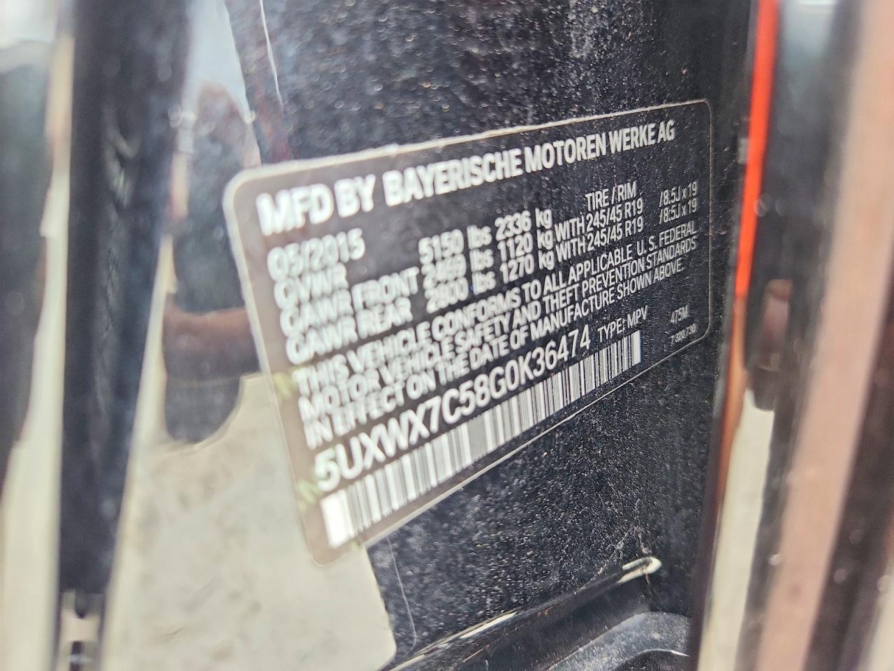 2016 BMW X3 xDrive35I - zdjęcie 12