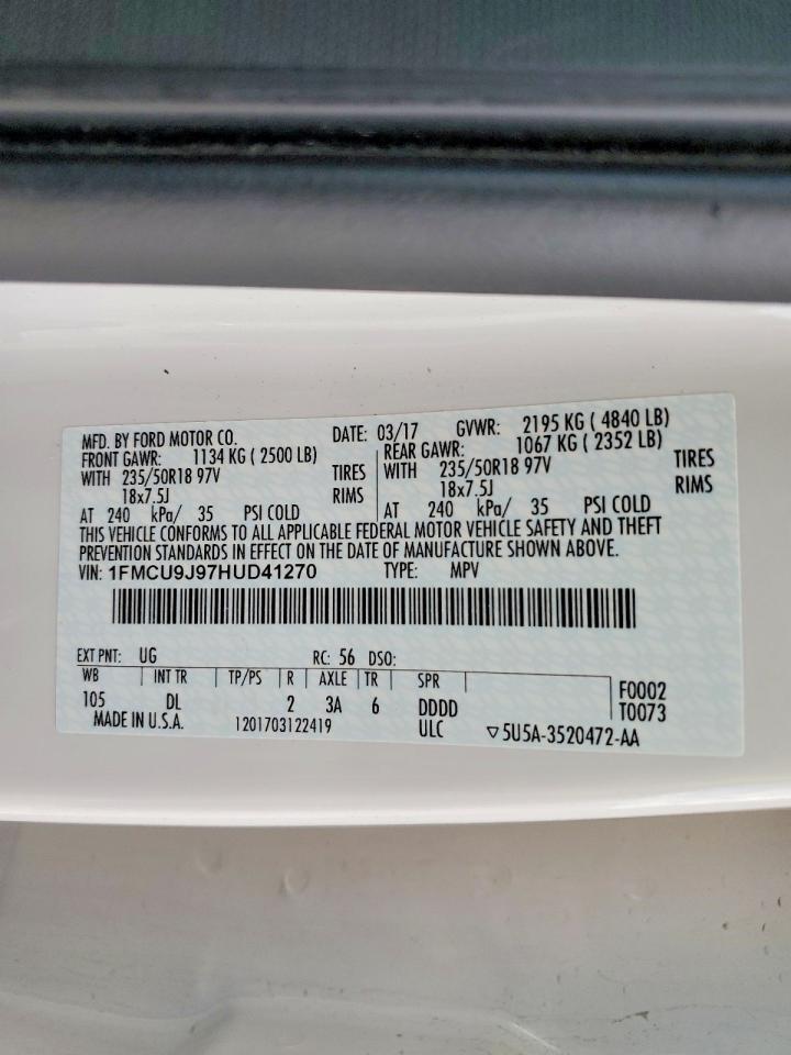 2017 Ford Escape Titanium - zdjęcie 13