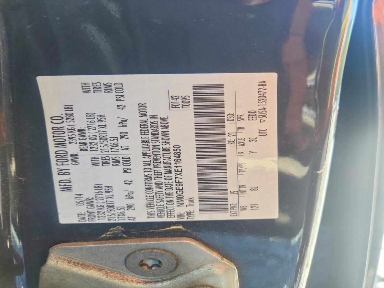 2014 Ford Transit Connect Xlt - zdjęcie 14