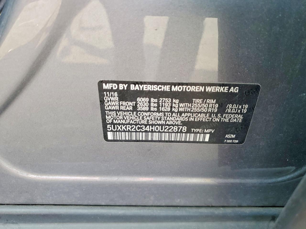 2017 BMW X5 Sdrive35I - zdjęcie 14