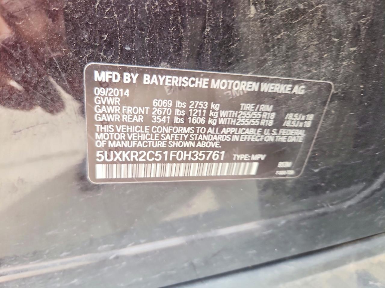 2015 BMW X5 Sdrive35I - zdjęcie 13