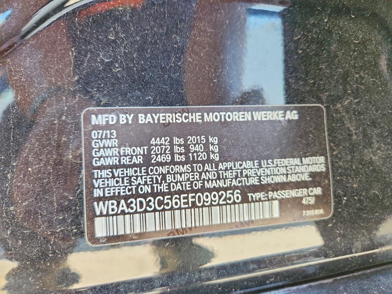 2014 BMW 328 D - zdjęcie 12