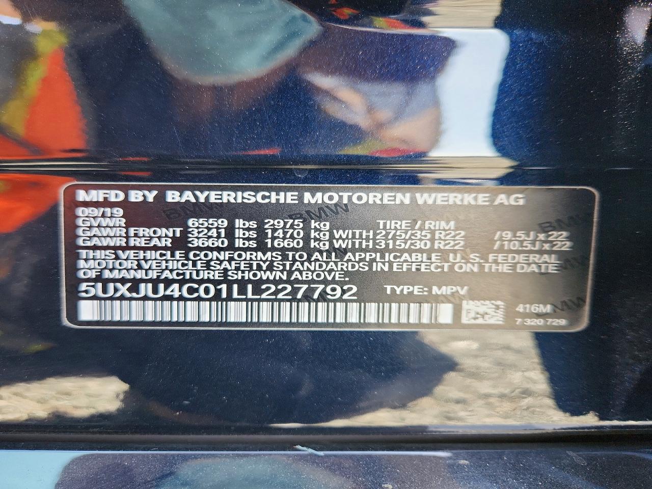2020 BMW X5 M50I - zdjęcie 13