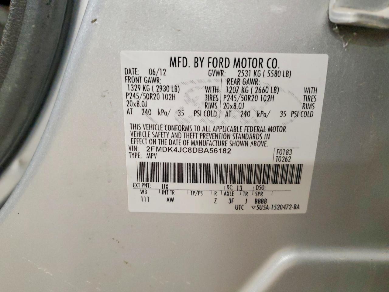 2013 Ford Edge Sel - zdjęcie 13