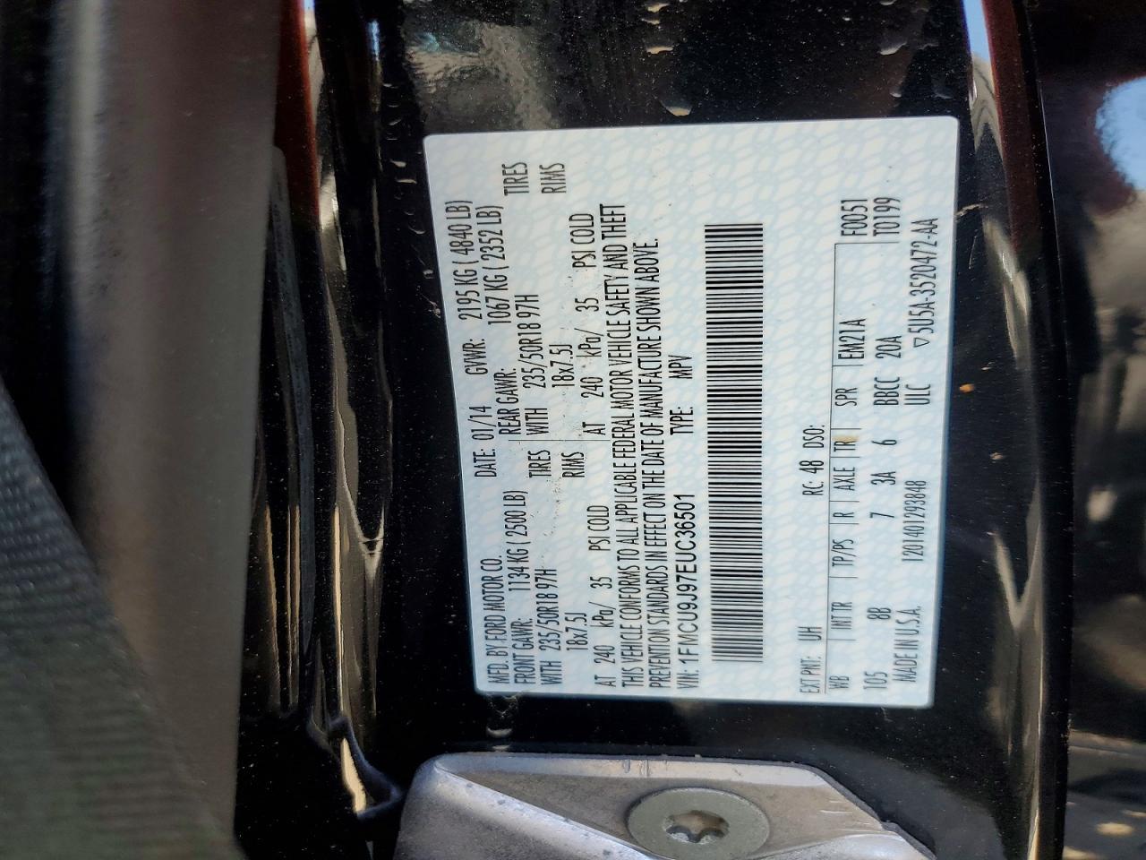 2014 Ford Escape Titanium - zdjęcie 13