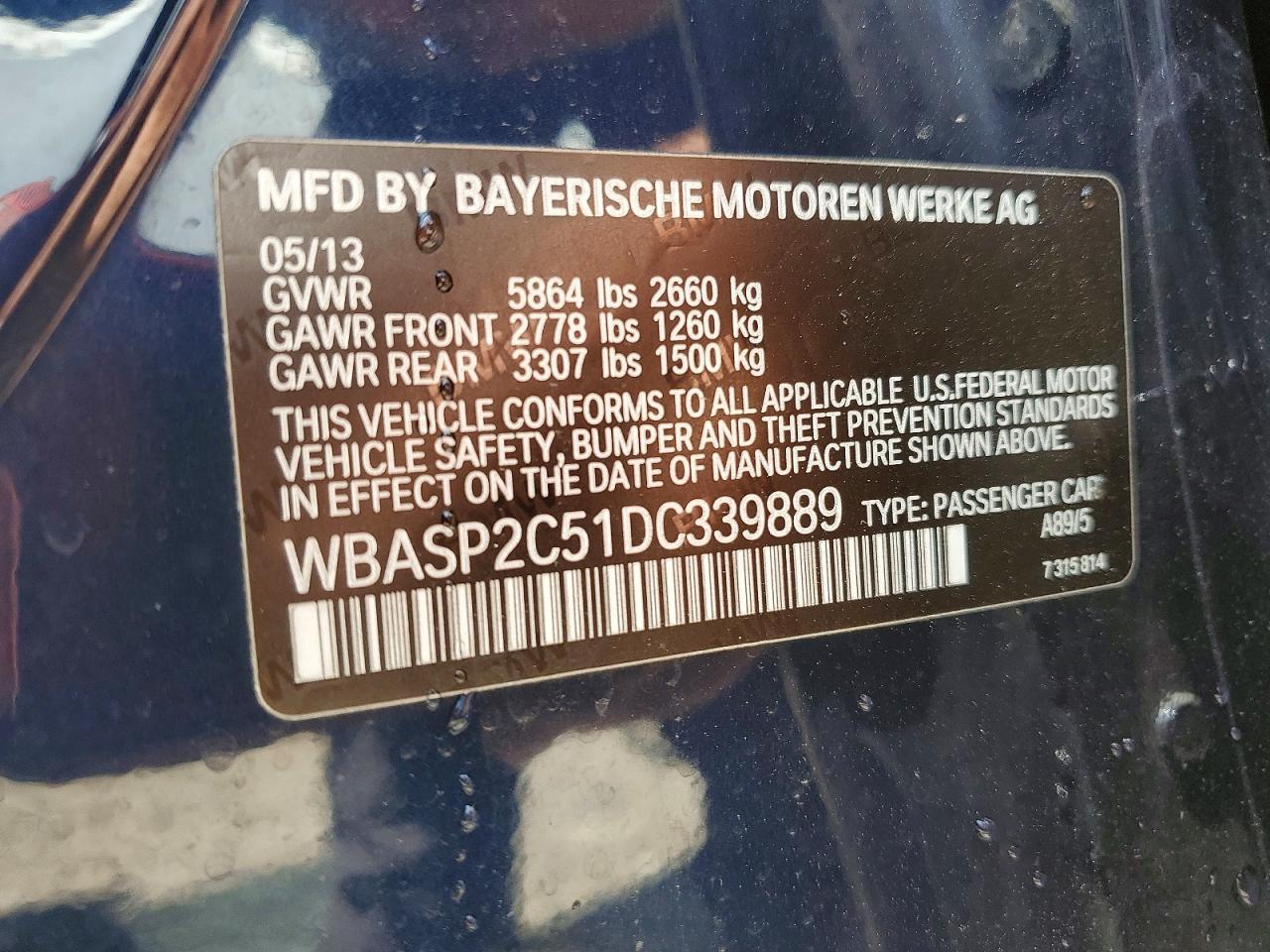 2013 BMW 535 Xigt - zdjęcie 12
