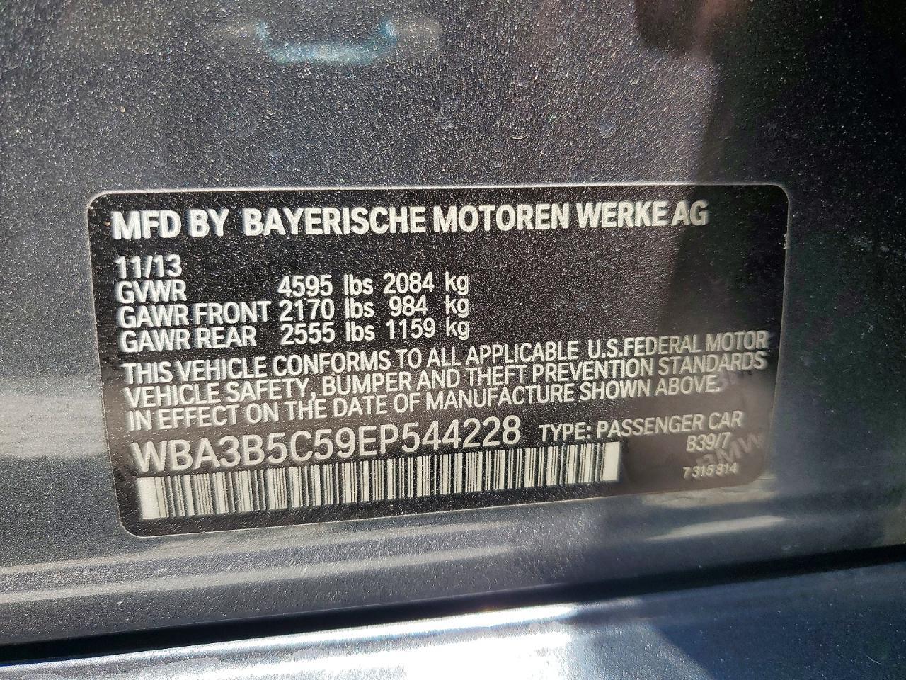 2014 BMW Seria 3 328i - zdjęcie 12