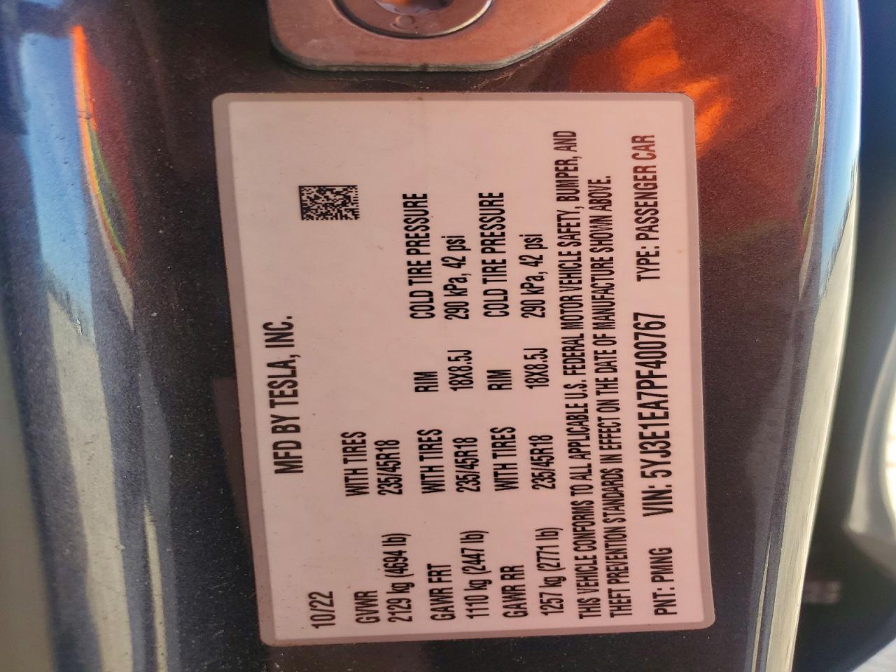 2023 Tesla Model 3 - zdjęcie 12
