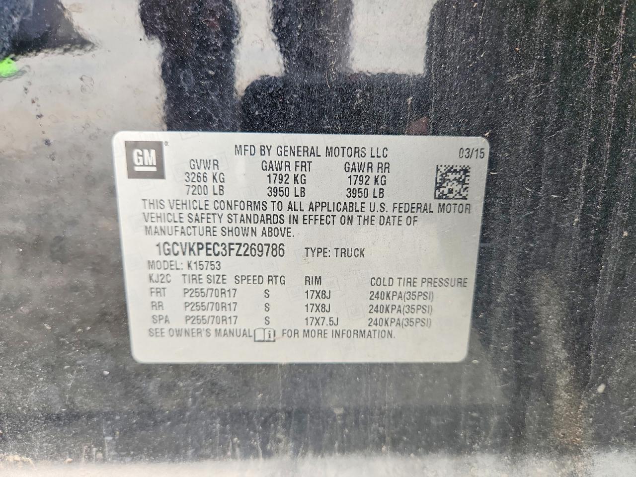 2015 Chevrolet Silverado K1500 - zdjęcie 12