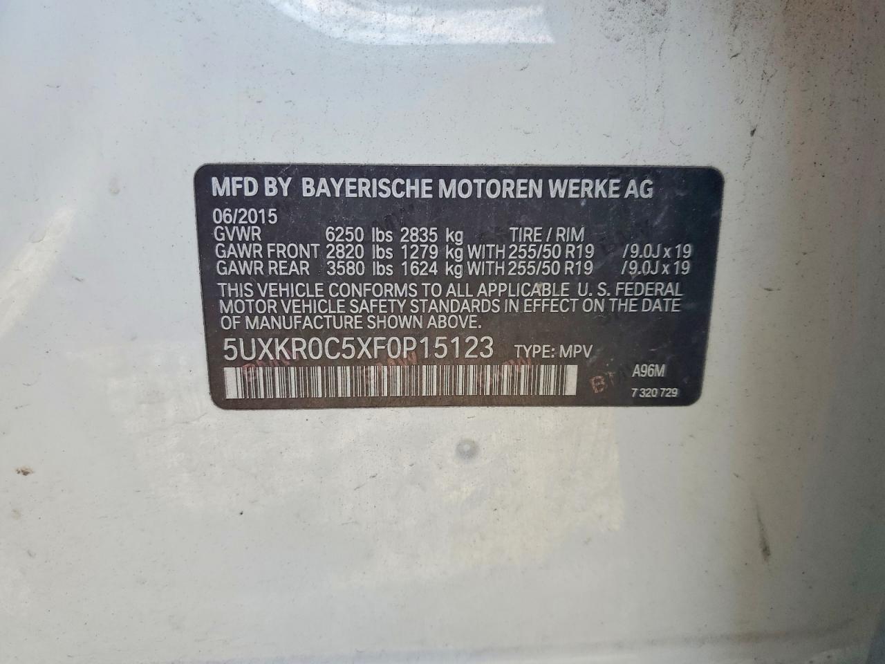 2015 BMW X5 xDrive35I - zdjęcie 13