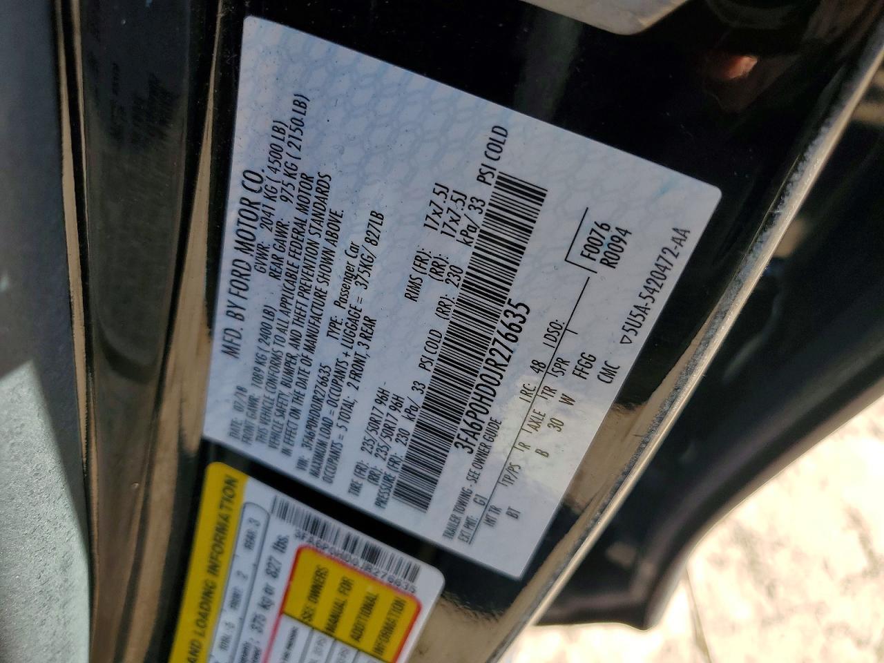 2018 Ford Fusion Se - zdjęcie 23