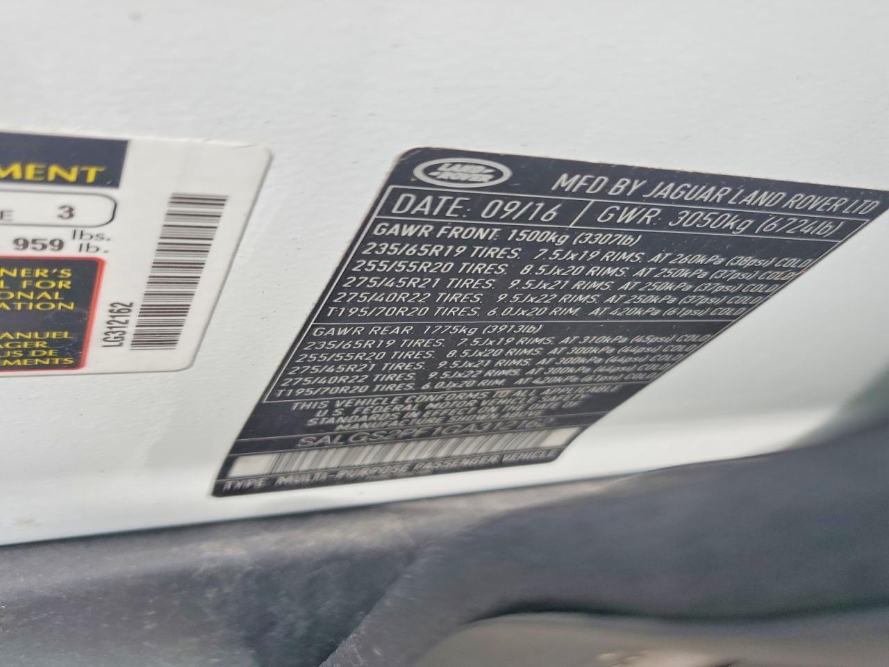 2016 Land Rover Range Rover Hse - zdjęcie 13