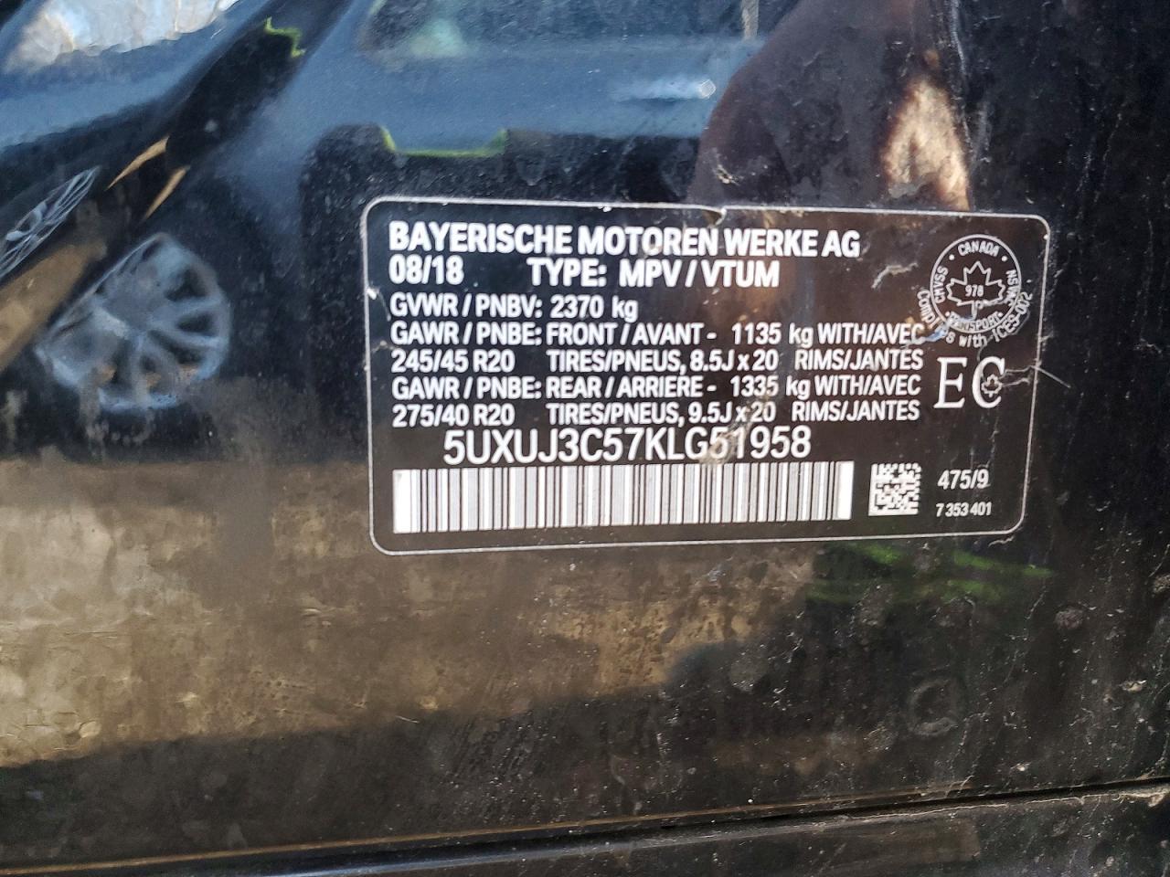 2019 BMW Truck/Van X4 30I 4Dr Awd - zdjęcie 13