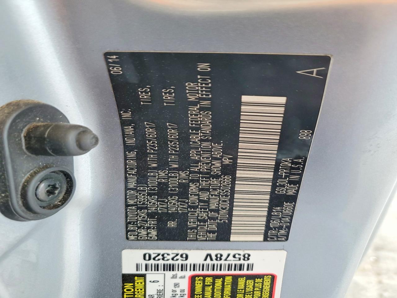 2014 Toyota Sienna Xle 8-Passenger - zdjęcie 12