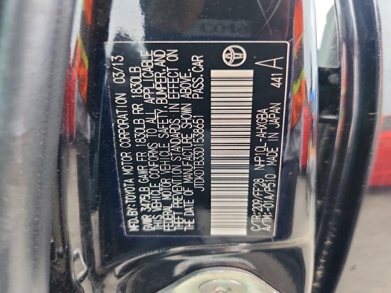 2013 Toyota Prius C Three - zdjęcie 13