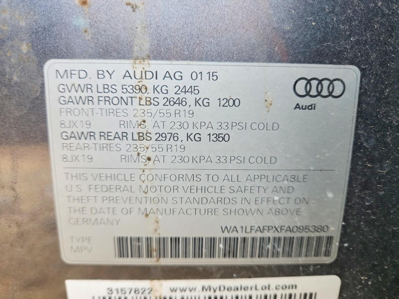 2015 Audi Q5 Premium Plus - zdjęcie 13