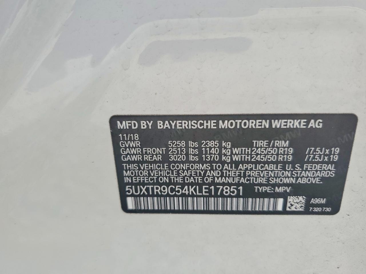 2019 BMW X3 xDrive30I - zdjęcie 13