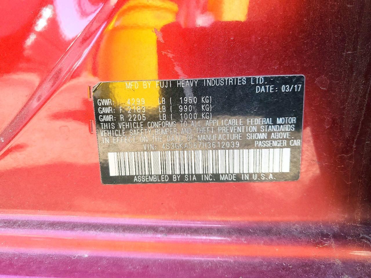2017 Subaru Impreza Premium Plus - zdjęcie 12