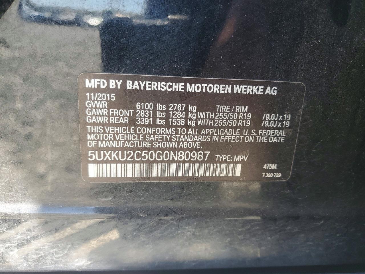 2016 BMW X6 xDrive35I - zdjęcie 13