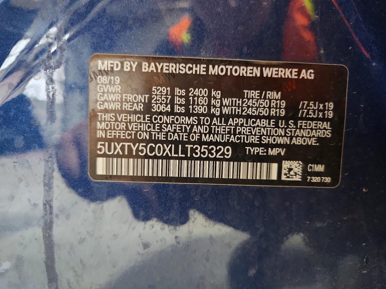 2020 BMW X3 xDrive30I - zdjęcie 14
