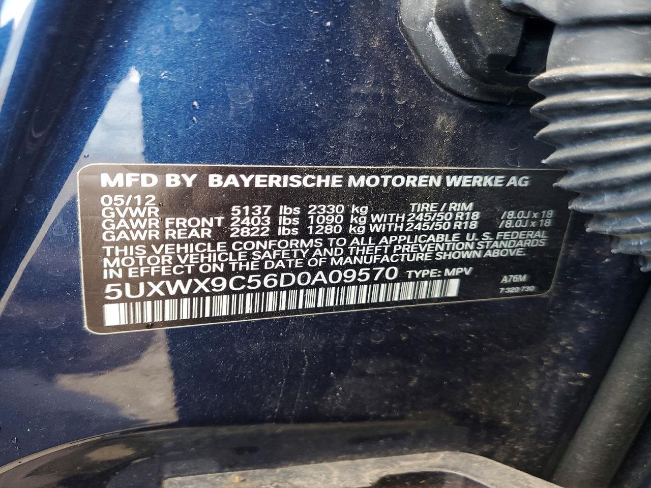 2013 BMW X3 xDrive28I - zdjęcie 12