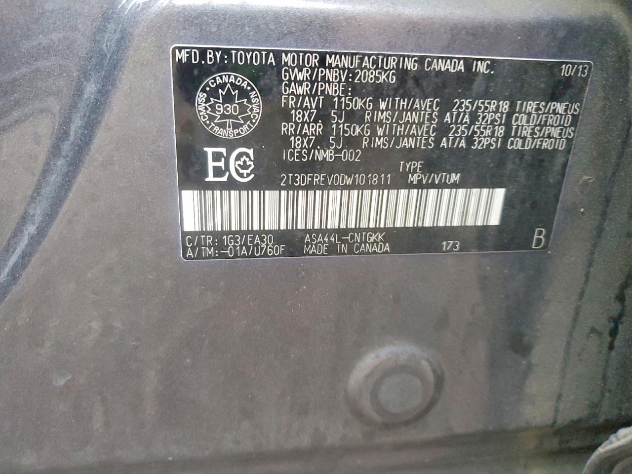 2013 Toyota Rav4 Limited - zdjęcie 13