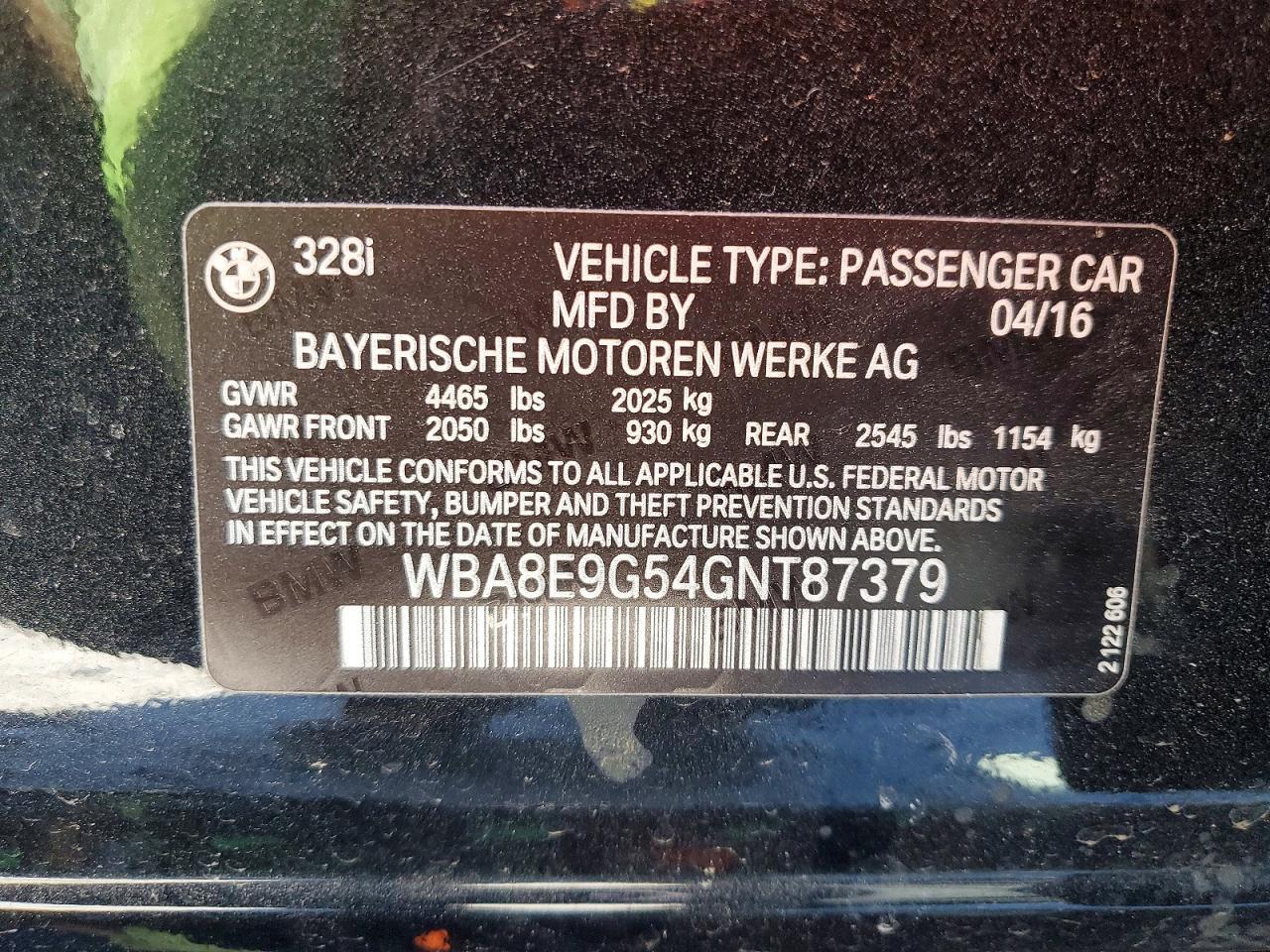 2016 BMW 328 I Sulev - zdjęcie 12