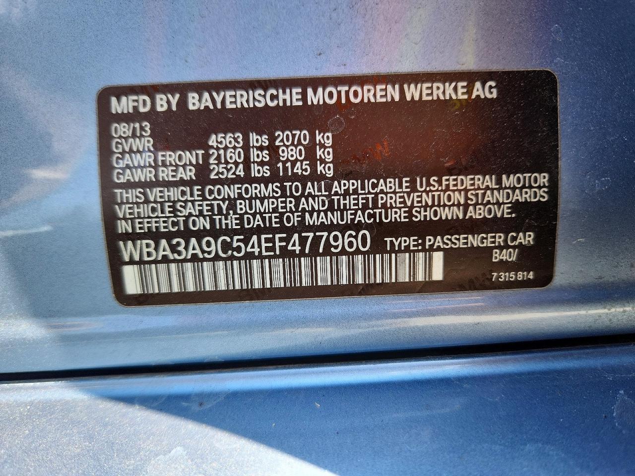 2014 BMW 335 I - zdjęcie 12