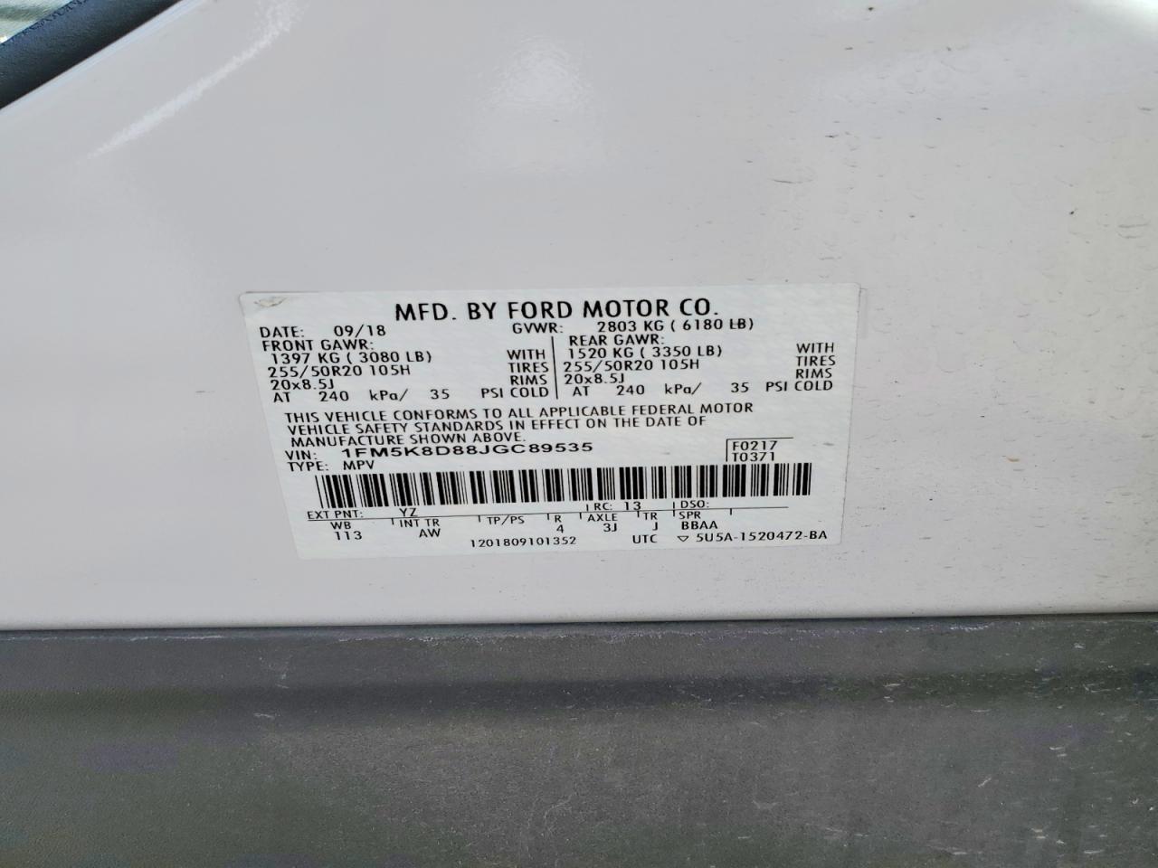 2018 Ford Explorer Xlt - zdjęcie 13