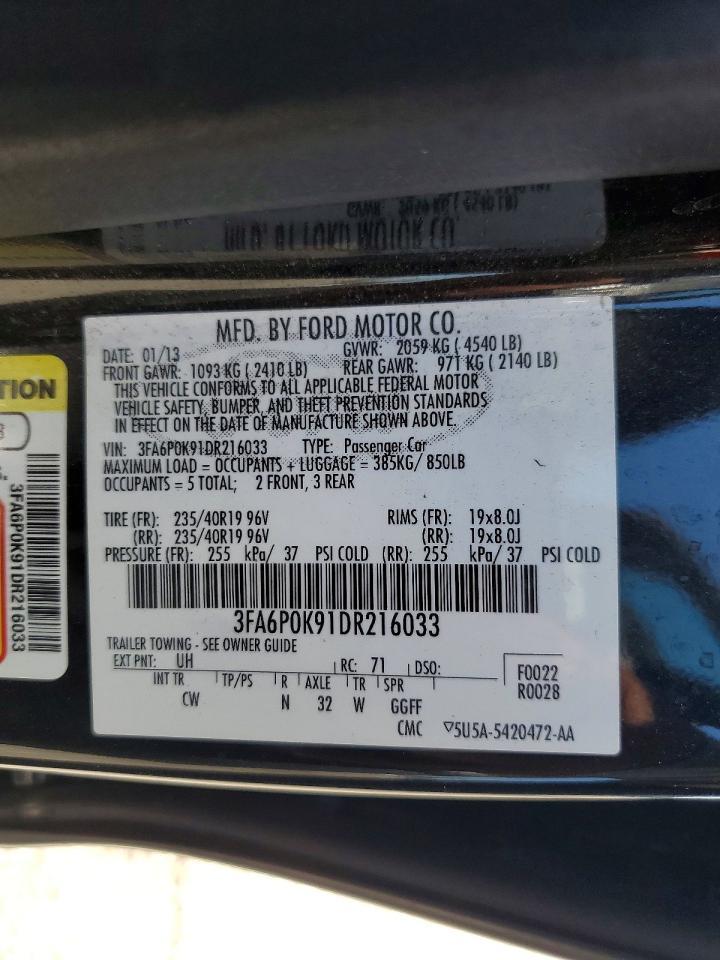 2013 Ford Fusion Titanium - zdjęcie 12